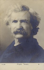 Mark Twain (1835-1910), écrivain américain (photo n/b) - American Photographer