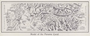 Maquette du canal de Panama (photo n/b) - American Photographer