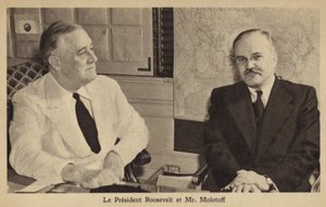 Molotov et Roosevelt