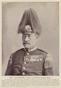 M. E Ruscheweyh, chef de la fanfare d