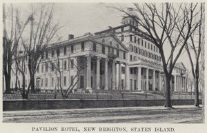 Hôtel Pavilion, New Brighton, Staten Island