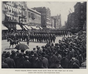 Parade de la police, qui a lieu chaque année le premier jour de juin - American Photographer