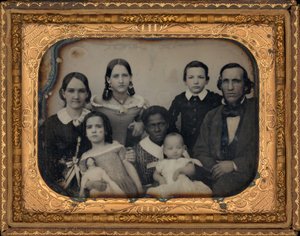Portrait de famille, années 1860 (photo)