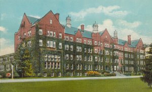 Poughkeepsie : Lathrop Hall, Vassar College (photo couleur)