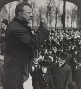 Le président Roosevelt à Evanston