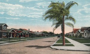 San Diego, Californie : Residence Street (photo couleur)