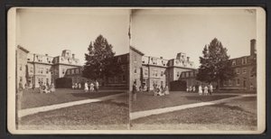 Vues stéréoscopiques de la communauté Oneida, vers 1870 (photo n/b)