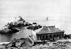 The Cliff House, San Francisco, vers 1863-8