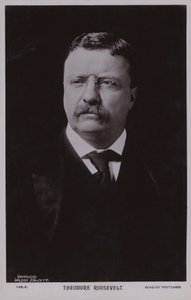Theodore Roosevelt, homme politique américain et 26e président des États-Unis (photo n/b) - American Photographer