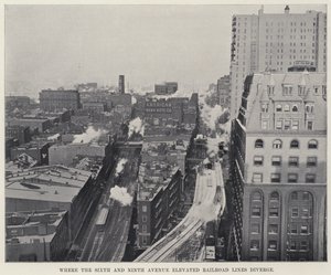 Où les lignes de chemin de fer surélevées de Sixth et Ninth Avenue divergent - American Photographer