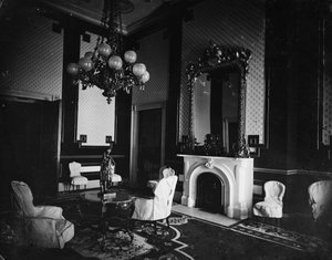 Maison Blanche intérieur, Ancienne Salle Verte, Bureau du Président, 1860-80