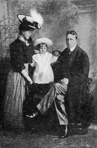 William Randolph Hearst et sa famille, publié dans The Graphic, 27 octobre 1906