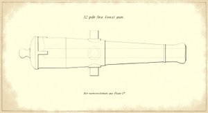 Canon de côte de 32 livres, extrait du manuel officiel de l
