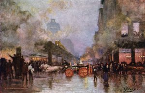 A 4-11 Alarme incendie (lithographie couleur) - American School