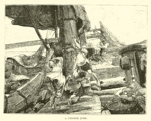 Une jonque chinoise - American School