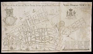 Plan de la ville de New York d