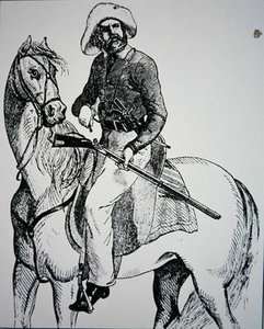 Un Texas Ranger, vers 1845