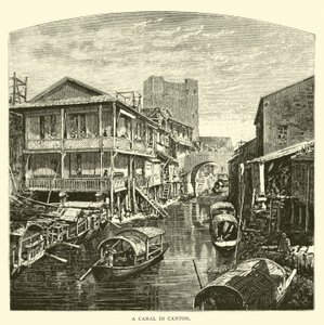 Un canal à Canton - American School