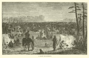 Un campement de nuit, décembre 1862 - American School