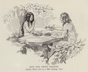 Adam et Eve dans le jardin d