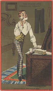 Publicité pour le savon électrique de Dobbins, c.1880