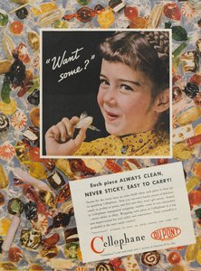 Publicité pour le cellophane DuPont, 1937