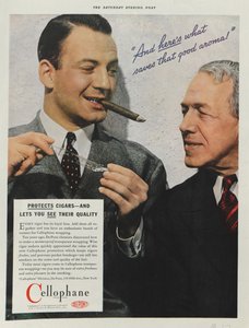 Publicité pour le cellophane DuPont, 1937