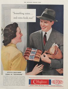 Publicité pour le cellophane DuPont, 1939