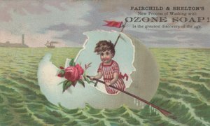 Publicité pour le savon Ozone de Fairchild & Shelton, c.1880