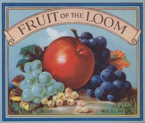 Publicité pour les vêtements Fruit of the Loom - American School