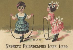 Publicité pour le saindoux de Napheys Philadelphia, c.1880