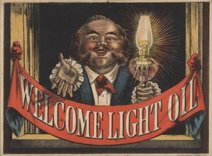 Publicité pour Welcome Light Oil - American School