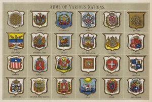 Armoiries de diverses nations - American School