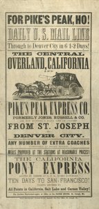 Affiche publicitaire pour les voyages trans-américains et les itinéraires de voyage