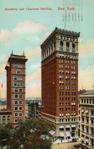 Broadway et Chambers Building, New York, c.1900-09