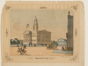 Hôtel de ville de Brooklyn, publié par Charles Magnus, Inc. - American School