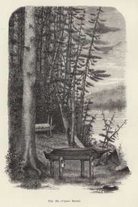 Enterrement en canoë