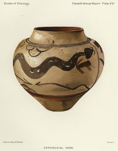 Vase cérémonial - American School