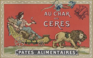 Cérès dans un chariot tiré par des lions - American School