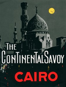Hôtel Continental Savoy au Caire avec mosquée