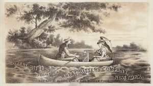 Couple dans une barque