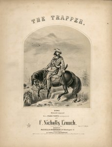 Couverture de la partition pour The Trapper, 1857