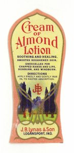 Étiquette Crème de Lotion d