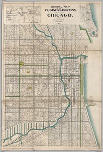Carte critique de la partie commerciale de Chicago
