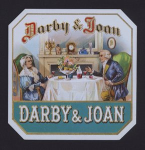Darby et Joan, étiquette de cigare - American School