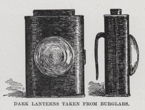 Lanternes noires prises aux cambrioleurs - American School