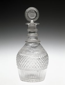 Carafe et Bouchon, vers 1820-1840 - American School