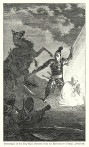 Délivrance du saint Nichiren du bourreau de Hojo