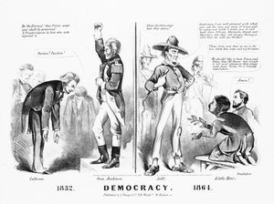 Démocratie publiée par Louis Prang & Co. 1864