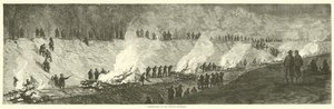 Destruction du chemin de fer de Weldon, septembre 1864 - American School